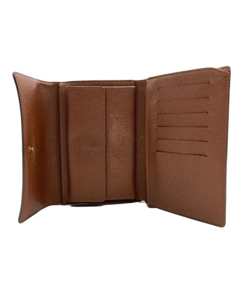 LOUIS VUITTON（ルイ ヴィトン）LOUIS VUITTON (ルイ ヴィトン) 3つ折り財布　モノグラム　ポルトトレゾール エテュイパピエ ブラウンの古着・服飾アイテム