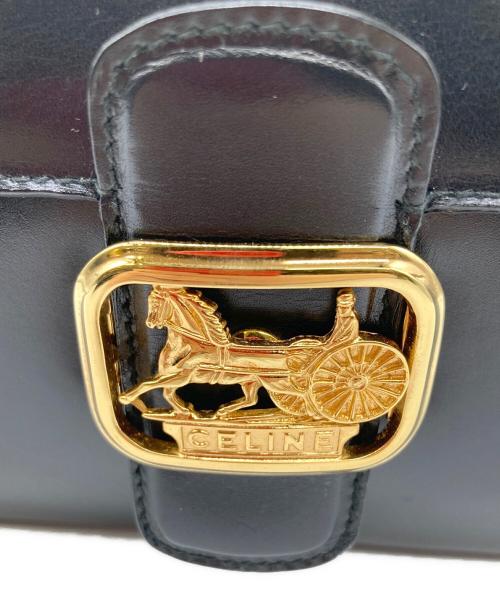 CELINE（セリーヌ）CELINE (セリーヌ) ヴィンテージハンドバッグ ブラックの古着・服飾アイテム