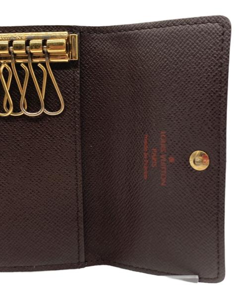 LOUIS VUITTON（ルイ ヴィトン）LOUIS VUITTON (ルイ ヴィトン) LOUIS VUITTON（ルイヴィトン）6連キーケース　ダミエ　ミュルティクレ6 ブラウンの古着・服飾アイテム