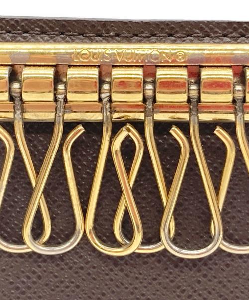 LOUIS VUITTON（ルイ ヴィトン）LOUIS VUITTON (ルイ ヴィトン) LOUIS VUITTON（ルイヴィトン）6連キーケース　ダミエ　ミュルティクレ6 ブラウンの古着・服飾アイテム