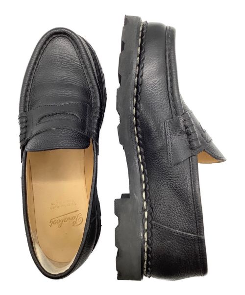 PARABOOT（パラブーツ）PARABOOT (パラブーツ) チロリアンシューズ ブラック サイズ:6.5の古着・服飾アイテム