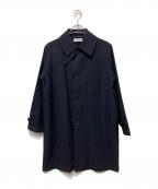 MARKAマーカ）の古着「SHIRT COAT WOOL VINTAGE GABARDINE」｜ネイビー