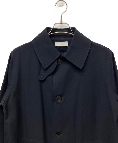 MARKA（マーカ）MARKA (マーカ) SHIRT COAT WOOL VINTAGE GABARDINE ネイビー サイズ:1の古着・服飾アイテム