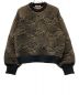 中古・古着 NKNIT (ンニット) giza giza pattern KNIT ベージュ×ブラック：14000円