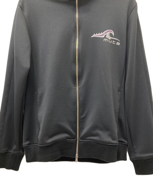muta MARINE（ムータマリン）muta MARINE (ムータマリン) acanthus (アカンサス) Stretch Jersey Brushed Track Jacket ブラック サイズ:6の古着・服飾アイテム