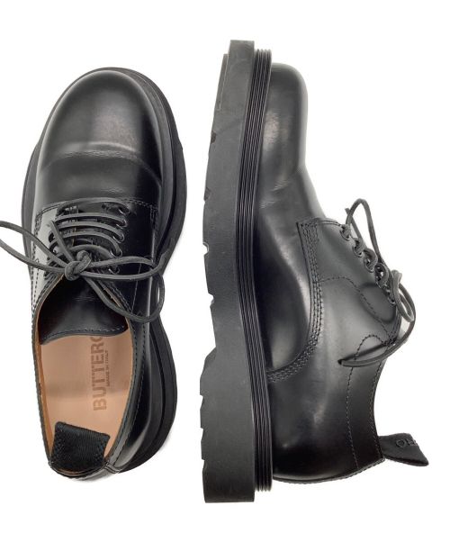 BUTTERO（ブッテロ）BUTTERO (ブッテロ) ダービーシューズ ブラック サイズ:41の古着・服飾アイテム