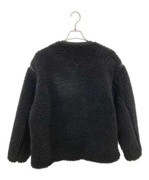 THE NORTHFACE PURPLELABEL（ザ・ノースフェイス パープルレーベル）THE NORTHFACE PURPLELABEL (ザ・ノースフェイス パープルレーベル) Wool Boa Fleece Field Cardigan ブラック サイズ:Mの古着・服飾アイテム