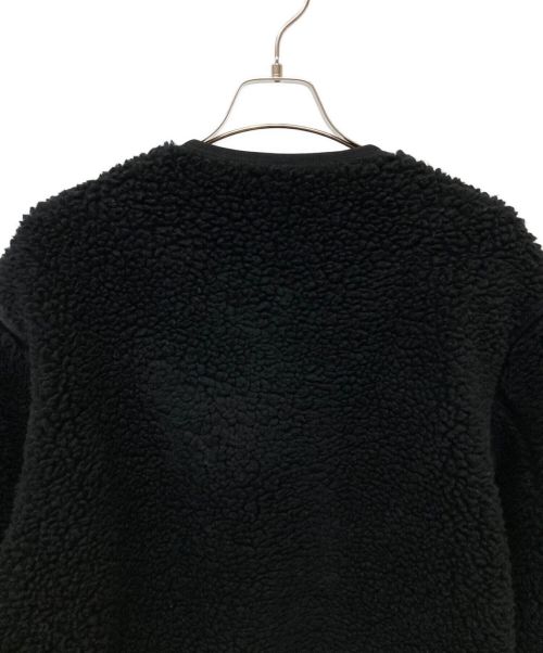 THE NORTHFACE PURPLELABEL（ザ・ノースフェイス パープルレーベル）THE NORTHFACE PURPLELABEL (ザ・ノースフェイス パープルレーベル) Wool Boa Fleece Field Cardigan ブラック サイズ:Mの古着・服飾アイテム