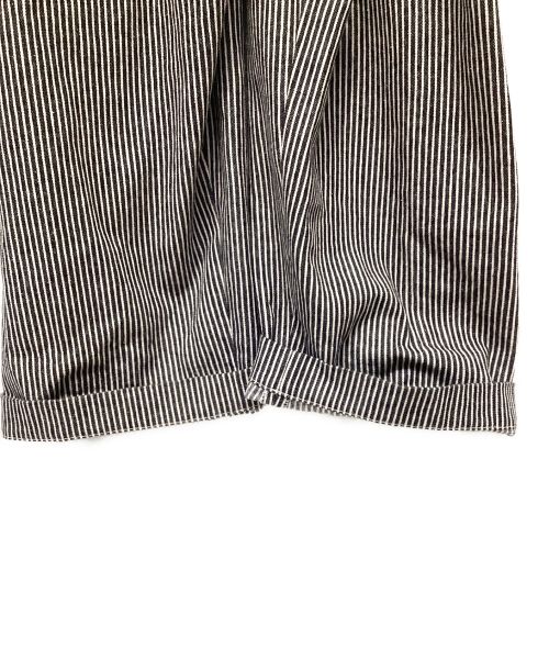 Y's（ワイズ）Y's (ワイズ) GABARDINE OVERALLS ブラック×ホワイト サイズ:2の古着・服飾アイテム