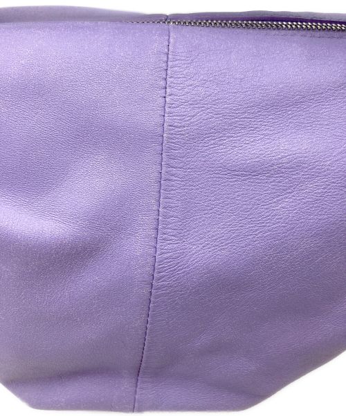 BOTTEGA VENETA（ボッテガベネタ）BOTTEGA VENETA (ボッテガベネタ) トップハンドルバッグ ラベンダーの古着・服飾アイテム