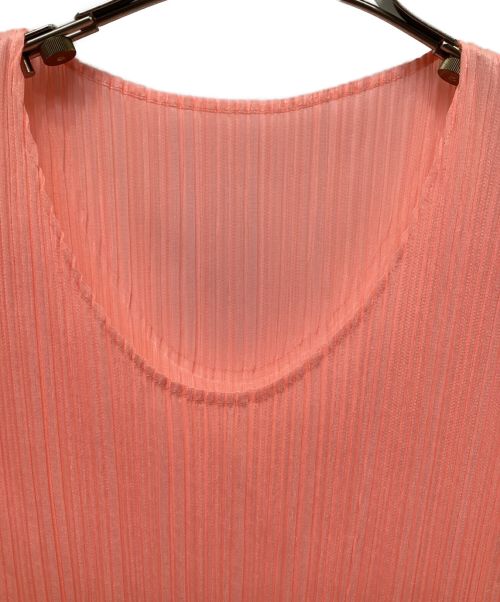 PLEATS PLEASE（プリーツプリーズ）PLEATS PLEASE (プリーツプリーズ) プリーツノースリーブカットソー ピンク サイズ:3の古着・服飾アイテム