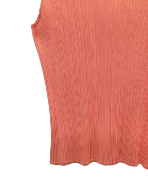 PLEATS PLEASE（プリーツプリーズ）PLEATS PLEASE (プリーツプリーズ) プリーツノースリーブカットソー ピンク サイズ:3の古着・服飾アイテム
