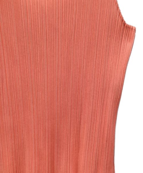 PLEATS PLEASE（プリーツプリーズ）PLEATS PLEASE (プリーツプリーズ) プリーツノースリーブカットソー ピンク サイズ:3の古着・服飾アイテム
