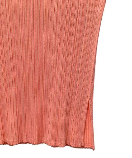 PLEATS PLEASE（プリーツプリーズ）PLEATS PLEASE (プリーツプリーズ) プリーツノースリーブカットソー ピンク サイズ:3の古着・服飾アイテム