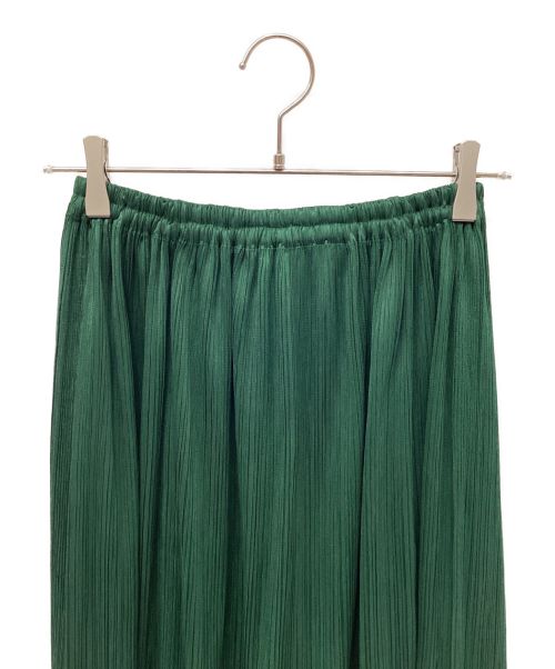 PLEATS PLEASE（プリーツプリーズ）PLEATS PLEASE (プリーツプリーズ) プリーツスカート グリーン サイズ:2の古着・服飾アイテム