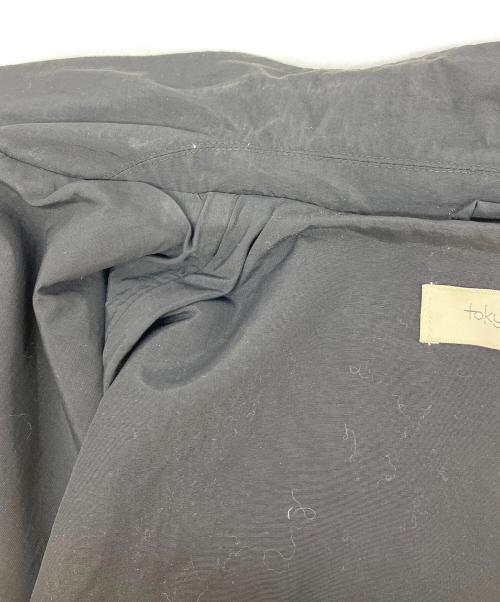 TOKYO DESTIGN STUDIO（東京デザインスタジオ）TOKYO DESTIGN STUDIO (東京デザインスタジオ) NEW BALANCE (ニューバランス) フーデッドコート ブラック サイズ:Lの古着・服飾アイテム