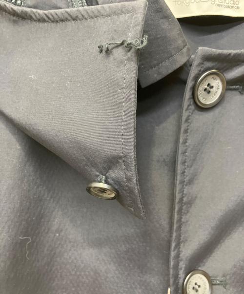 TOKYO DESTIGN STUDIO（東京デザインスタジオ）TOKYO DESTIGN STUDIO (東京デザインスタジオ) NEW BALANCE (ニューバランス) フーデッドコート ブラック サイズ:Lの古着・服飾アイテム