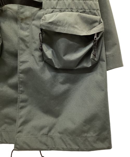 UNDERCOVER（アンダーカバー）UNDERCOVER (アンダーカバー) EASTPAK (イーストパック) ナイロンモッズコート グリーン サイズ:3の古着・服飾アイテム