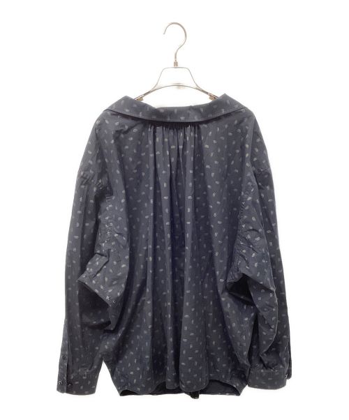 BALENCIAGA（バレンシアガ）BALENCIAGA (バレンシアガ) BBロゴオープンバックシャツ ブラック×ゴールド サイズ:34の古着・服飾アイテム