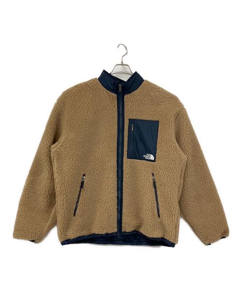 THE NORTH FACE（ザ ノース フェイス）THE NORTH FACE (ザ ノース フェイス) リバーシブルエクストリームパイルジャケット ネイビー×ブラウン サイズ:XLの古着・服飾アイテム