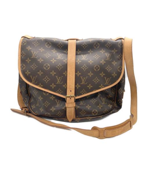 LOUIS VUITTON（ルイ ヴィトン）LOUIS VUITTON (ルイ ヴィトン) LOUIS VUITTON (ルイヴィトン)  ショルダーバッグ モノグラムソミュール35 ショルダーバッグ  ブラウンの古着・服飾アイテム