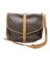 LOUIS VUITTON（ルイ ヴィトン）の古着「LOUIS VUITTON (ルイヴィトン)  ショルダーバッグ モノグラムソミュール35 ショルダーバッグ 」｜ブラウン