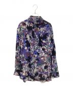 Y'sワイズ）の古着「WOOL SPOT CAMO PRINT BASIC」｜ブラック