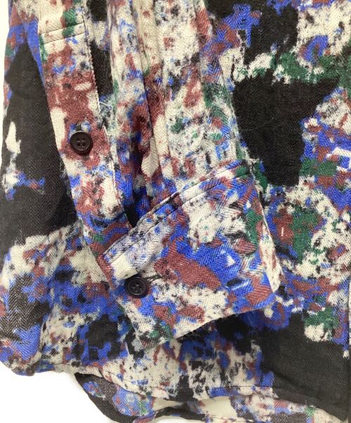Y's（ワイズ）Y's (ワイズ) WOOL SPOT CAMO PRINT BASIC ブラック サイズ:2の古着・服飾アイテム