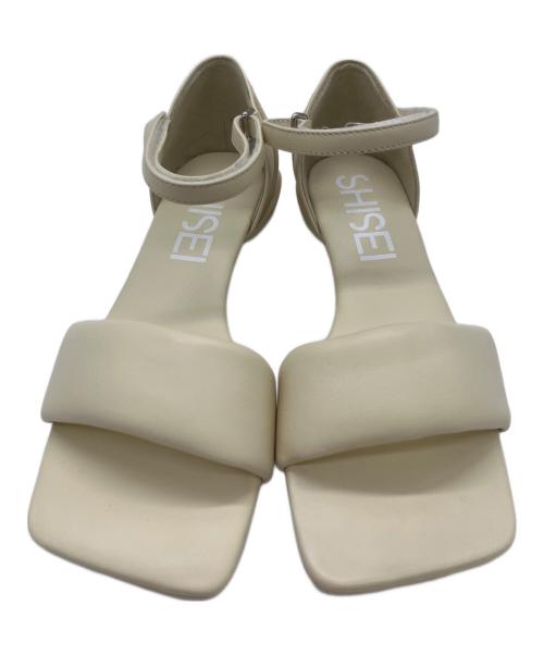 SHISEIDO（シセイドウ）SHISEIDO (シセイドウ) ストラップフラットサンダル ベージュ サイズ:23cmの古着・服飾アイテム