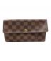 LOUIS VUITTON（ルイ ヴィトン）の古着「長財布　ダミエ」｜ブラウン
