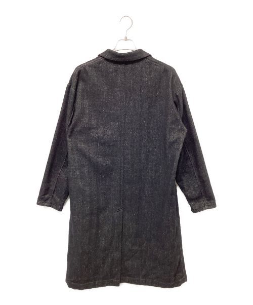 Y's（ワイズ）Y's (ワイズ) NEPPY HERRINGBONE LEFT COLLAR SLIT JACKET ブラック サイズ:1の古着・服飾アイテム