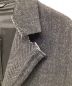 中古・古着 Y's (ワイズ) NEPPY HERRINGBONE LEFT COLLAR SLIT JACKET ブラック サイズ:1：37000円