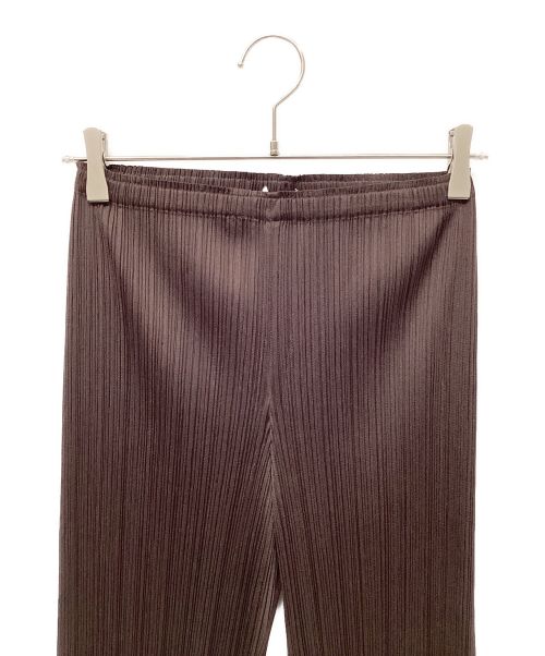 PLEATS PLEASE（プリーツプリーズ）PLEATS PLEASE (プリーツプリーズ) プリーツパンツ ブラウン サイズ:3の古着・服飾アイテム
