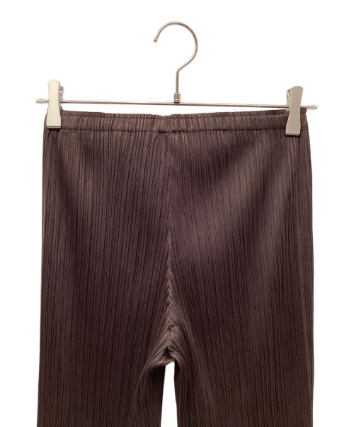PLEATS PLEASE（プリーツプリーズ）PLEATS PLEASE (プリーツプリーズ) プリーツパンツ ブラウン サイズ:3の古着・服飾アイテム