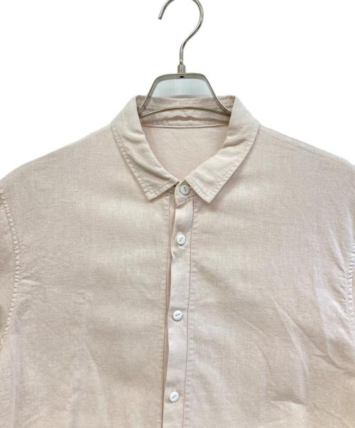 MITTAN（ミッタン）MITTAN (ミッタン) 竹半袖シャツ ピンク サイズ:Mの古着・服飾アイテム
