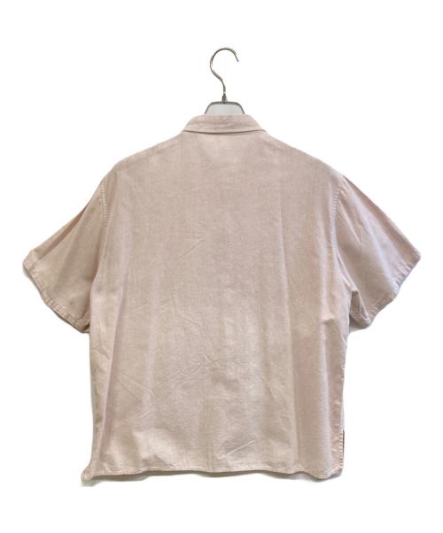 MITTAN（ミッタン）MITTAN (ミッタン) 竹半袖シャツ ピンク サイズ:Mの古着・服飾アイテム