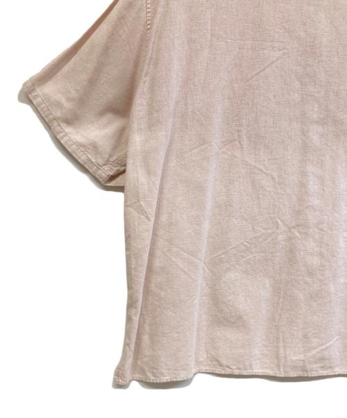 MITTAN（ミッタン）MITTAN (ミッタン) 竹半袖シャツ ピンク サイズ:Mの古着・服飾アイテム