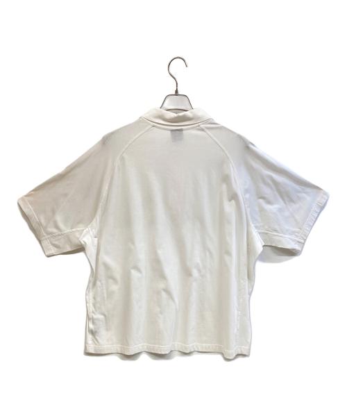 mout recon tailor（マウトリーコンテーラー）mout recon tailor (マウトリーコンテーラー) ポロシャツ ホワイト サイズ:Lの古着・服飾アイテム