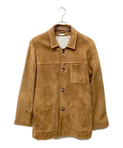 SEEALL（シーオール）SEEALL (シーオール) シープレザーコート ブラウン サイズ:46の古着・服飾アイテム