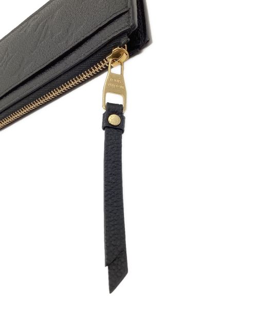 LOUIS VUITTON（ルイ ヴィトン）LOUIS VUITTON (ルイ ヴィトン) ポルトカルトジップ ブラックの古着・服飾アイテム