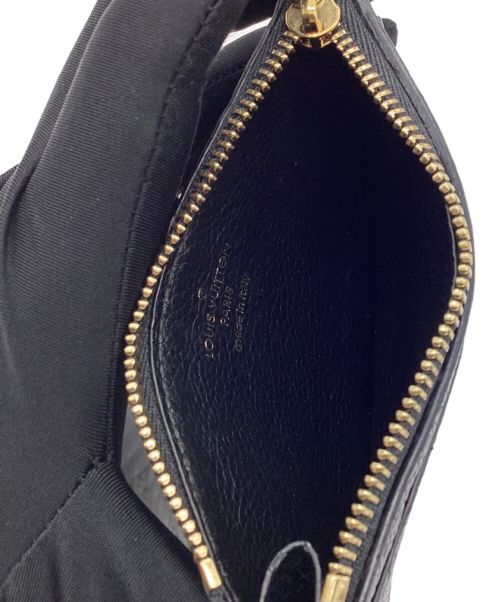 LOUIS VUITTON（ルイ ヴィトン）LOUIS VUITTON (ルイ ヴィトン) ポルトカルトジップ ブラックの古着・服飾アイテム