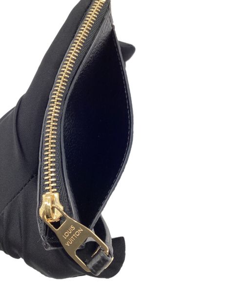 LOUIS VUITTON（ルイ ヴィトン）LOUIS VUITTON (ルイ ヴィトン) ポルトカルトジップ ブラックの古着・服飾アイテム