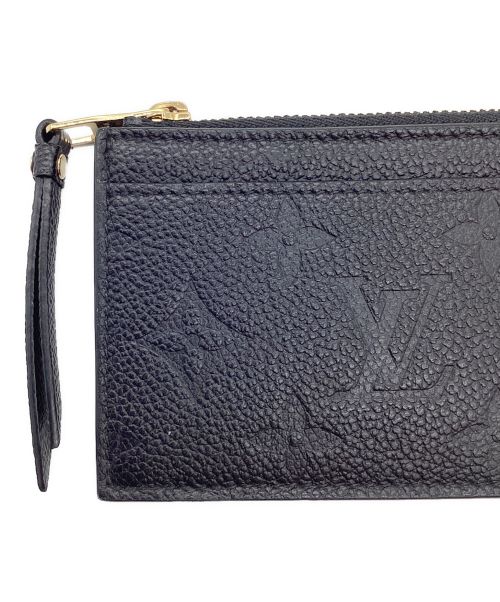 LOUIS VUITTON（ルイ ヴィトン）LOUIS VUITTON (ルイ ヴィトン) ポルトカルトジップ ブラックの古着・服飾アイテム