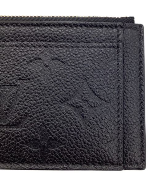 LOUIS VUITTON（ルイ ヴィトン）LOUIS VUITTON (ルイ ヴィトン) ポルトカルトジップ ブラックの古着・服飾アイテム