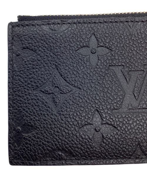 LOUIS VUITTON（ルイ ヴィトン）LOUIS VUITTON (ルイ ヴィトン) ポルトカルトジップ ブラックの古着・服飾アイテム