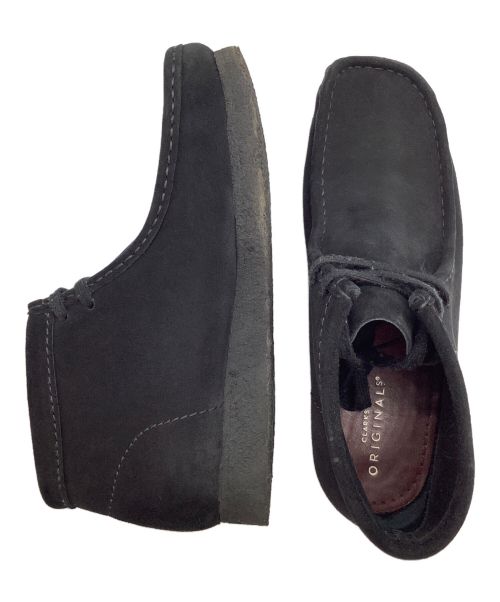 CLARKS（クラークス）CLARKS (クラークス) ワラビーシューズ ブラック サイズ:8 1/2の古着・服飾アイテム