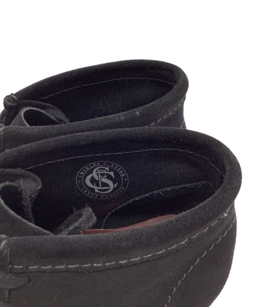 CLARKS（クラークス）CLARKS (クラークス) ワラビーシューズ ブラック サイズ:8 1/2の古着・服飾アイテム