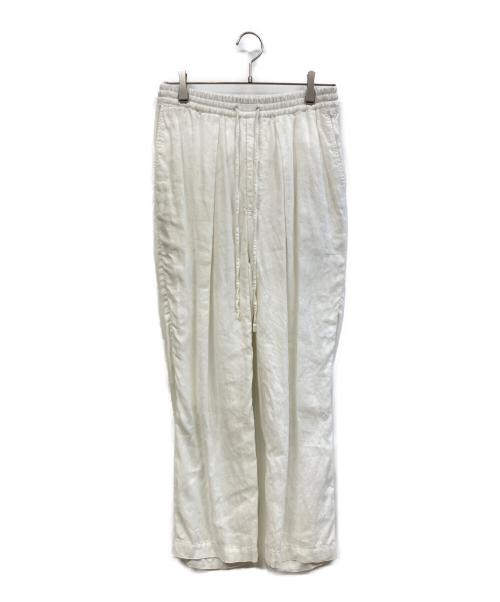 MARKAWARE（マーカウェア）MARKAWARE (マーカウェア) クラシックフィットイージーパンツ ヘンプ細布 ホワイト サイズ:Mの古着・服飾アイテム