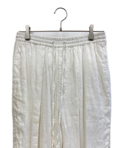 MARKAWARE（マーカウェア）MARKAWARE (マーカウェア) クラシックフィットイージーパンツ ヘンプ細布 ホワイト サイズ:Mの古着・服飾アイテム