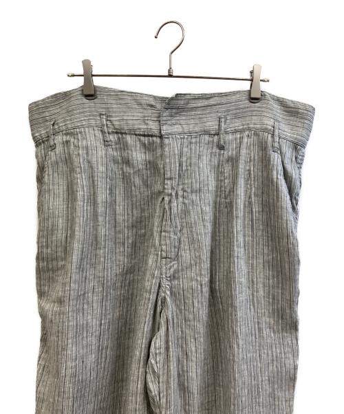 Porter Classic（ポータークラシック）Porter Classic (ポータークラシック) リネンクラシックパンツ ライトグレー サイズ:XXLの古着・服飾アイテム